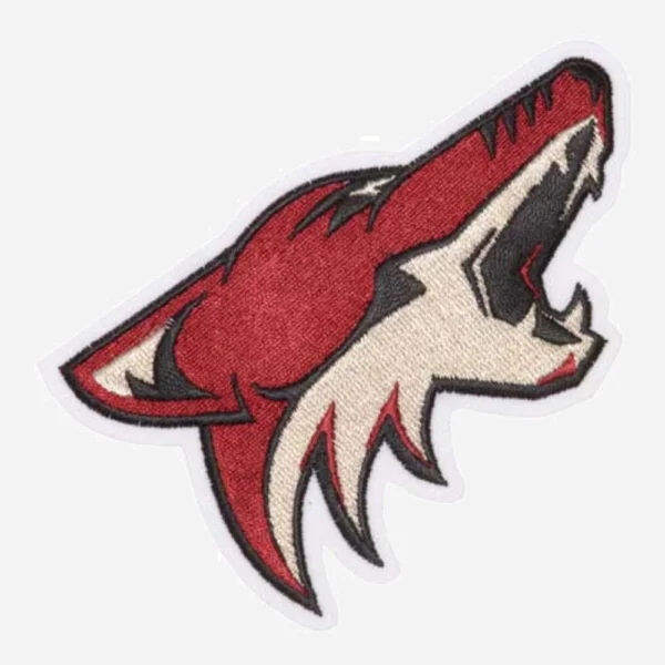 Arizona Coyotes Howling Wolf Logo Embroidery Patch