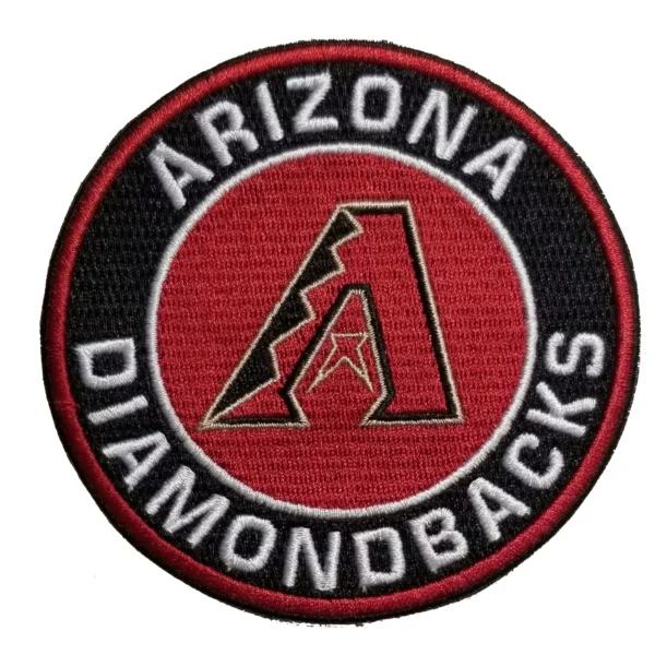 Arizona Diamondbacks Black/Red Embroidery patch