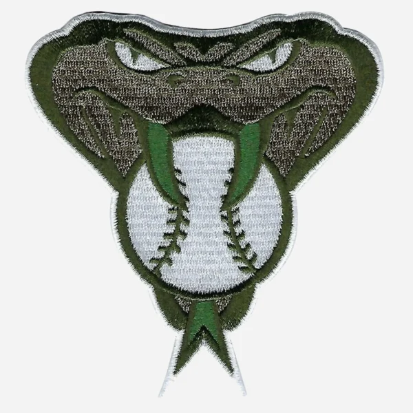 Arizona Diamondbacks Green Snake Head Embroidery Patch