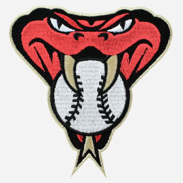 Arizona Diamondbacks Red Snake Head Embroidery Patch