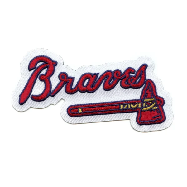 Atlanta Braves Team Logo Red/White Embroidery Patch