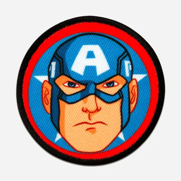 Avengers Captain America Button Logo Embroidery Patch