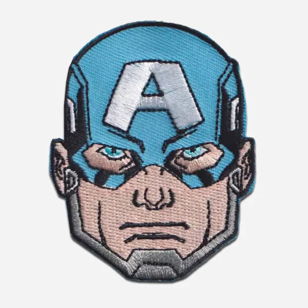 Avengers Captain America Head Logo Embroidery Patch