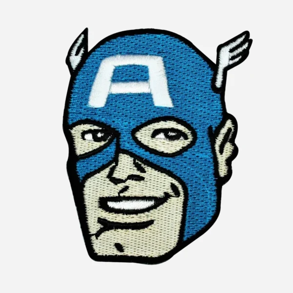 Avengers Marvel Captain America Head Logo Embroidery Patch