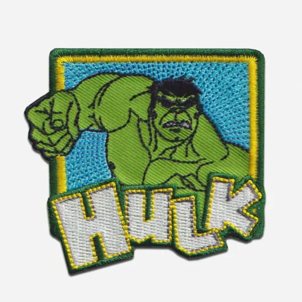 Avengers Marvel Hulk Logo Green Embroidery Patch