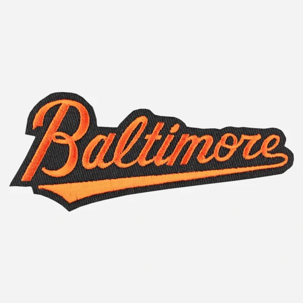 Baltimore Orioles 2009 Black Script Embroidery Patch