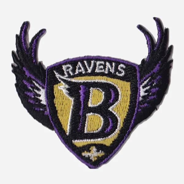 Baltimore Ravens 1996-98 Black/Purple Embroidery Patch