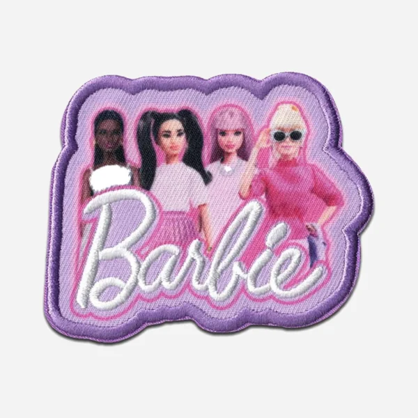 Barbie Termoadesiva Pink Embroidery Patch