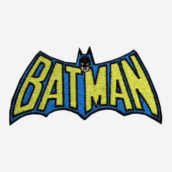 Batman The Dark Knight Letter Blue Embroidery Patch