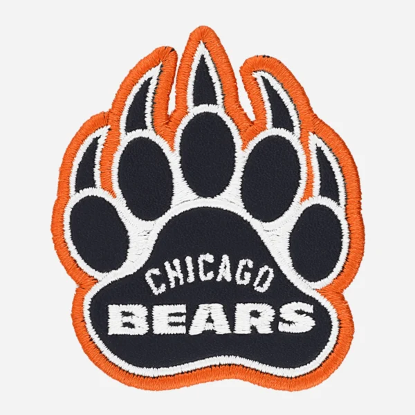 Chicago Bears Team Logo Orange/Black Embroidery Patch