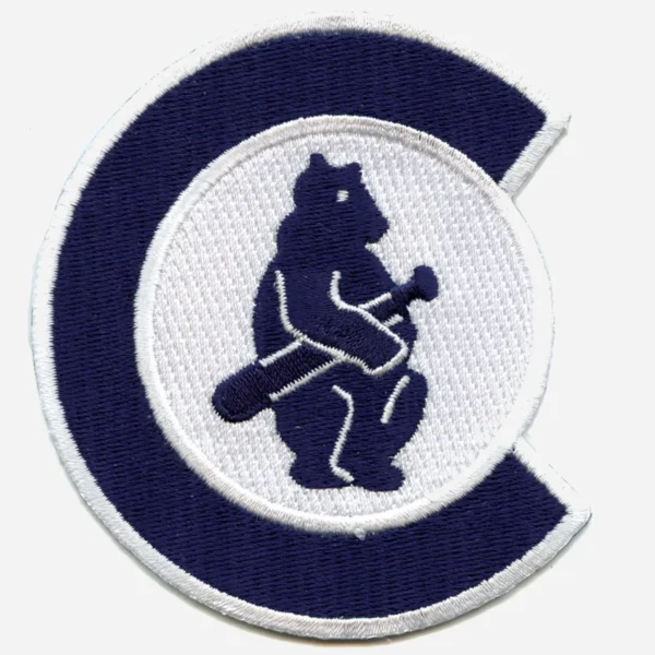 Chicago Cubs Vintage Logo Blue/White Embroidery patch