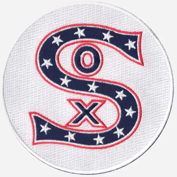 Chicago White Sox Retro White Embroidery Patch