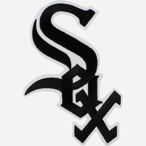 Chicago White Sox Team Logo Black Embroidery Patch