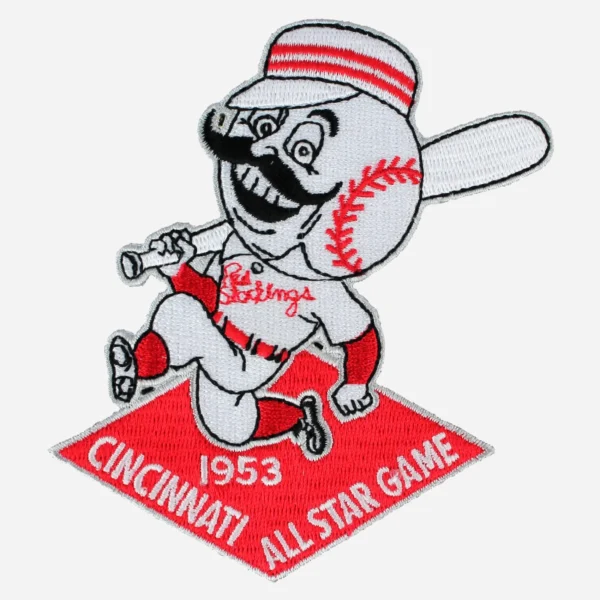 Cincinnati Reds 1953 Game White/Red Embroidery patch