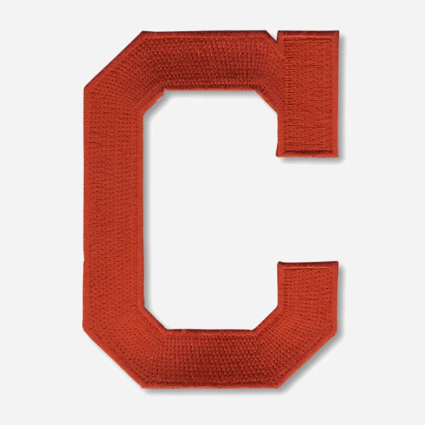 Cleveland Guardians Hat 'C' Red Embroidery Patch