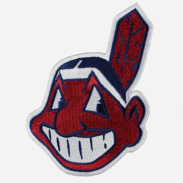 Cleveland Indians Chief Wahoo Red Embroidery Patch