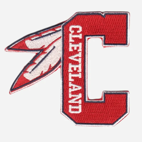 Cleveland Indians With C Red Embroidery Patch