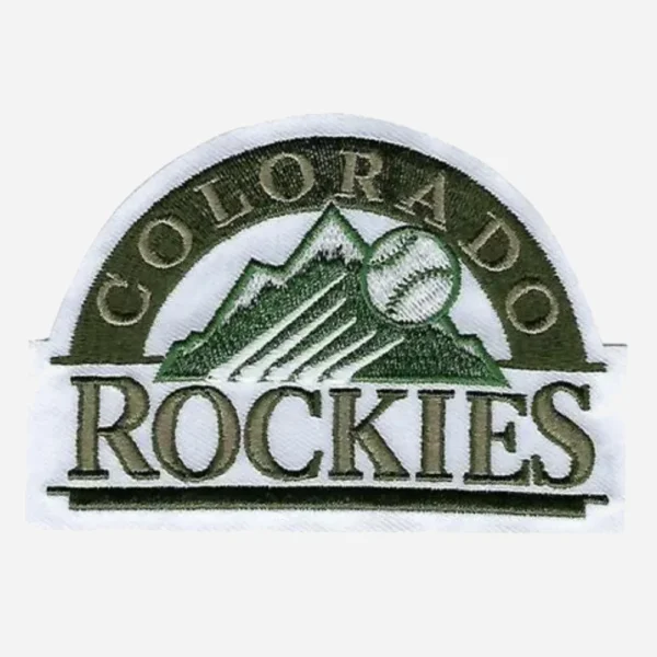 Colorado Rockies 2018 White/Green Embroidery patch