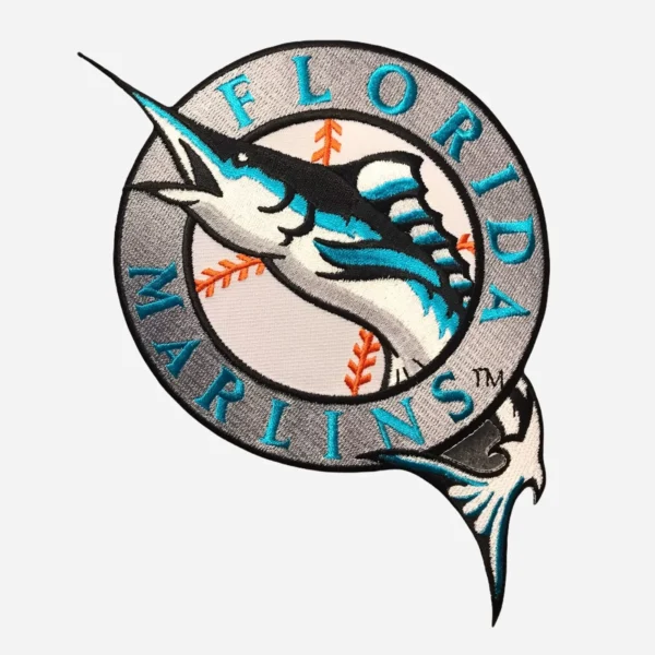 Florida Marlins 1993-2011 White Embroidery Patch