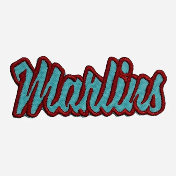 Florida Marlins Text Embroidery Patch