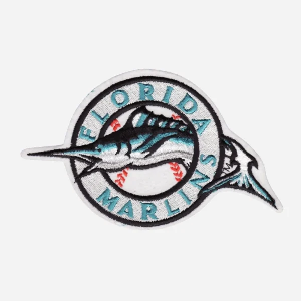 Florida Marlins White Embroidery Patch