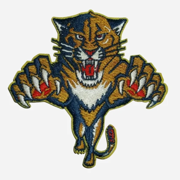 Florida Panthers Tiger Logo Embroidery Patch