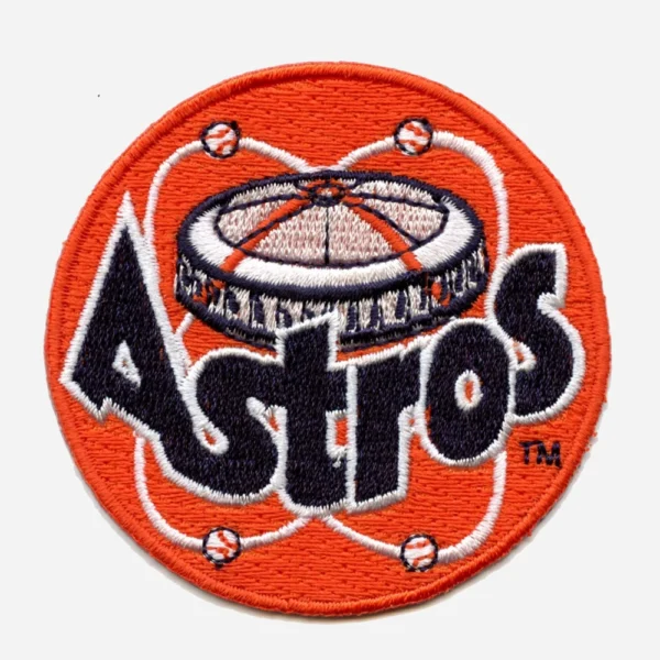 Houston Astros Retro Orange Embroidery Patch