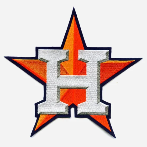 Houston Astros Star Hat 2013 Ornage/White Embroidery Patch