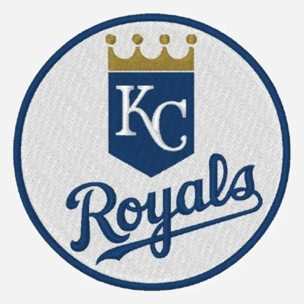 Kansas City Royals White Embroidery Patch