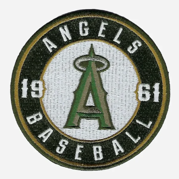 Los Angeles Angels 2018 Memorial Day Green Embroidery Patch