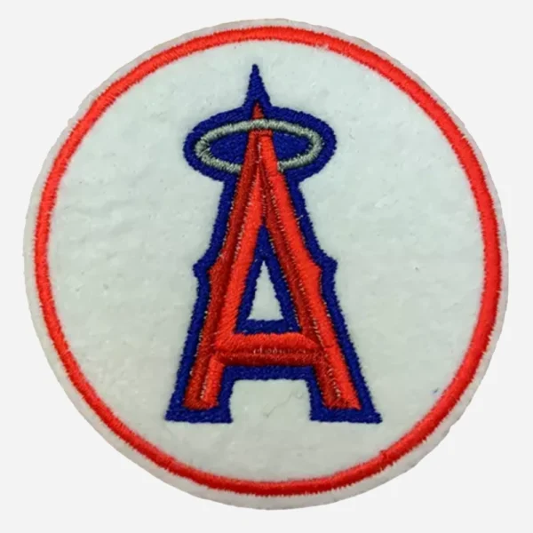 Los Angeles Angels Vintage White Embroidery Patch