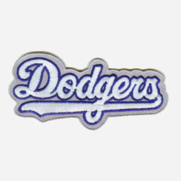 Los Angeles Dodgers Script Road White/Blue Embroidery Patch