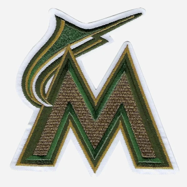 Miami Marlins 2018 Memorial Day Green Embroidery Patch