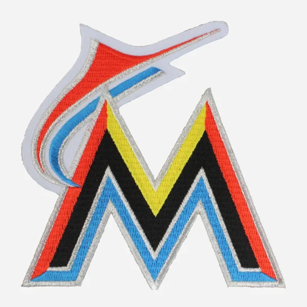 Miami Marlins Primary Team Logo Embroidery Patch