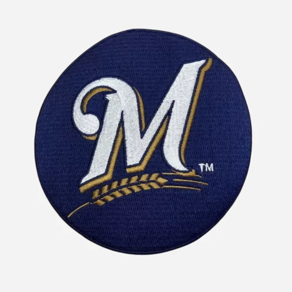 Milwaukee Brewers M Navy/White Embroidery Patch