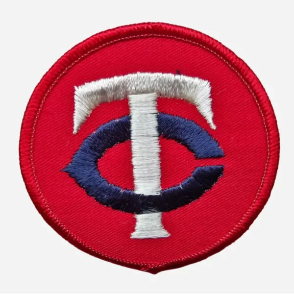 Minnesota Twins TC Round Red Embroidery Patch