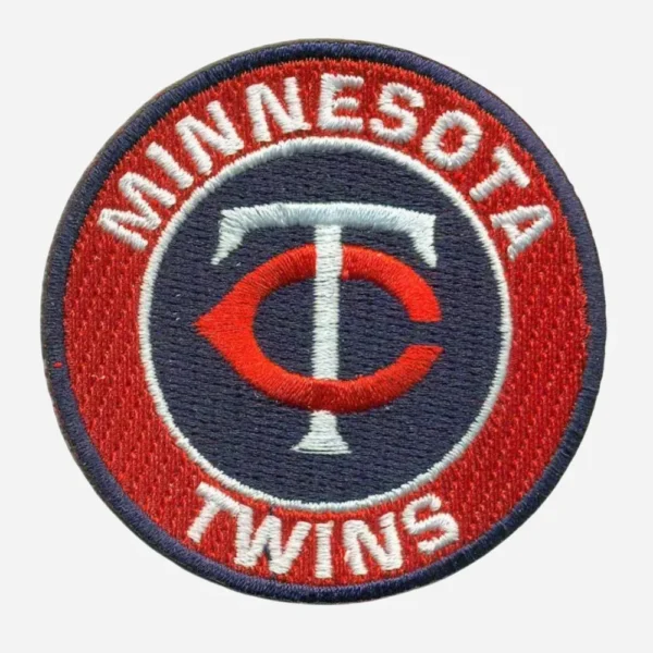 Minnesota Twins baseball logo Red Embroidery Patch