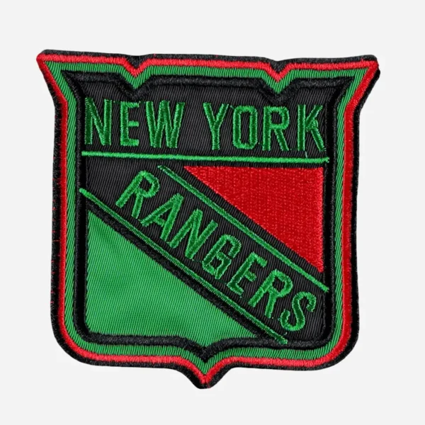 New York Rangers Team Logo Black Embroidery Patch