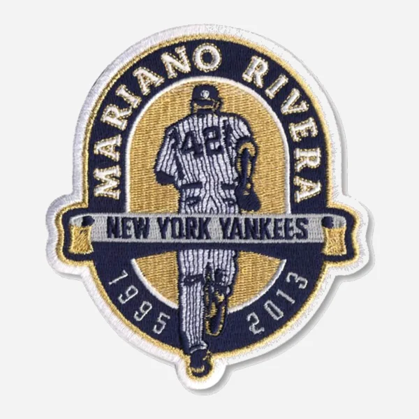 New York Yankees Mariano Rivera 2013 Navy Embroidery Patch