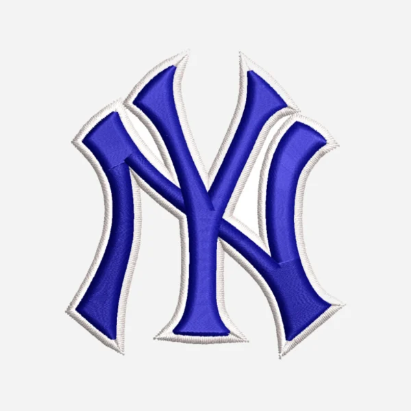 New York Yankees "NY" Blue/White Embroidery Patch