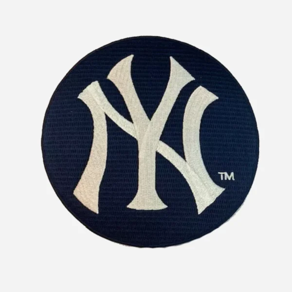 New York Yankees "NY" Navy/Cream Embroidery Patch