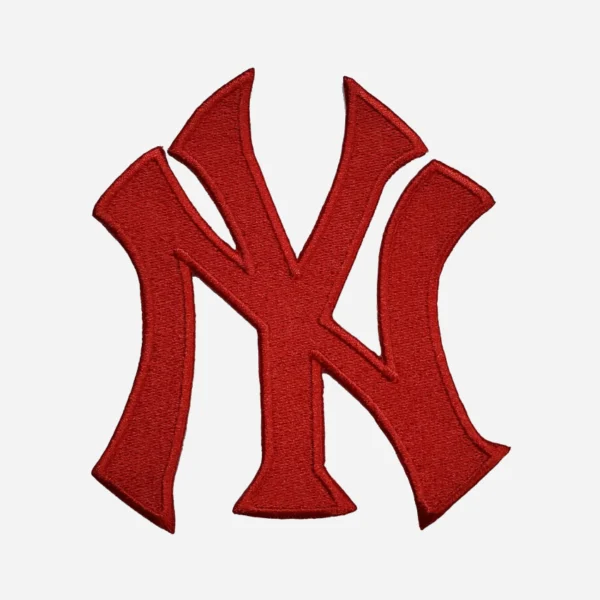 New York Yankees "NY" Red Embroidery Patch