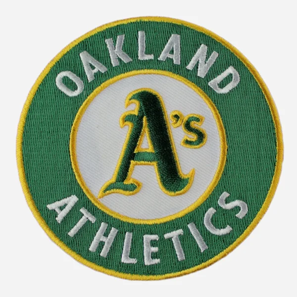 Oakland Athletics Primary Team Logo Green Embroidery Patch