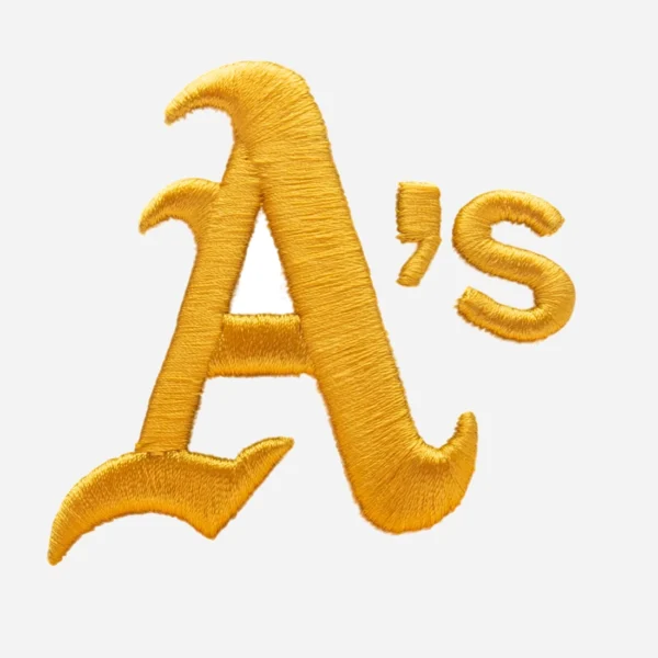 Oakland Athletics Yellow Embroidery Patch