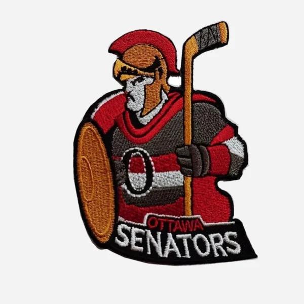 Ottawa Senators Hockey Logo Red Embroidery Patch