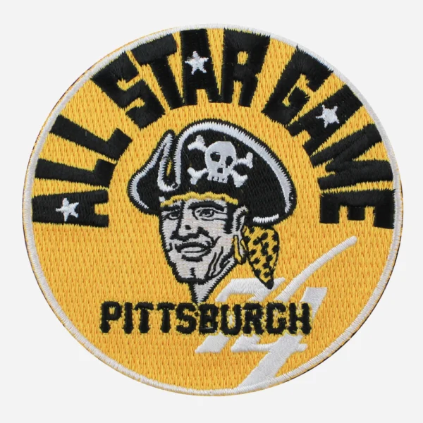 Pittsburgh Pirates 1974 All Star Game Yellow Embroidery Patch