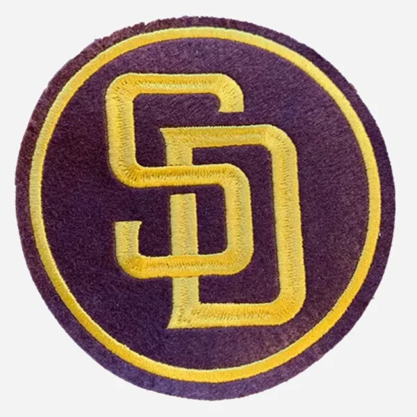 San Diego Padres Purple Embroidery Patch