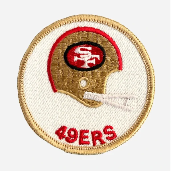 San Francisco 49ers Authentic Vintage White Embroidery Patch