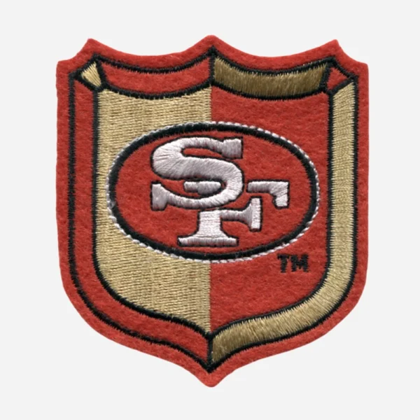 San Francisco 49ers Shield Logo Embroidery Patch