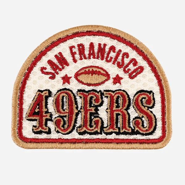 San Francisco 49ers Team Spirit White Embroidery Patch